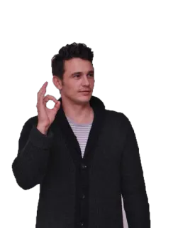 James Franco by @kuraitsuki telegram stickers