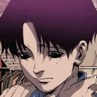 😞 Yoon Bum Killing Stalking Anime, Yaoi, Killing Stalking, Horror, Psicologico telegram sticker