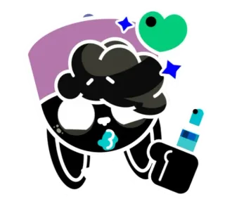 🖍 卡通, 角色, 贴纸, 数字艺术 telegram sticker