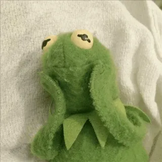 🐸 Kermit Kermit the Frog, puppet, green, frog, Muppets, Jim Henson telegram sticker