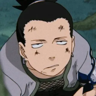 🎼 Shikamaru Nara Naruto anime, naruto, shikamaru nara, perezoso, problemático whatsapp sticker
