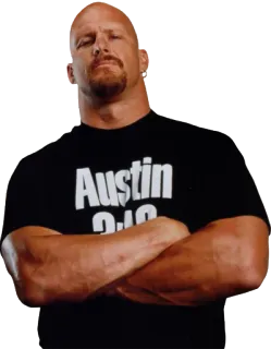 😏 Stone Cold Steve Austin Austin 3:16 Рестлинг, Stone Cold, Стив Остин, WWE, Эра Attitude whatsapp sticker