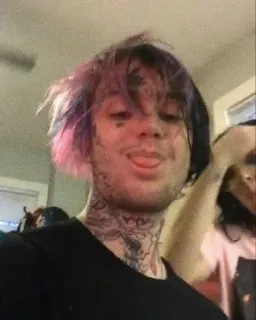 😝 Lil Peep lil peep, แร็ปเปอร์, นักดนตรี, อีโมแร็ป telegram sticker