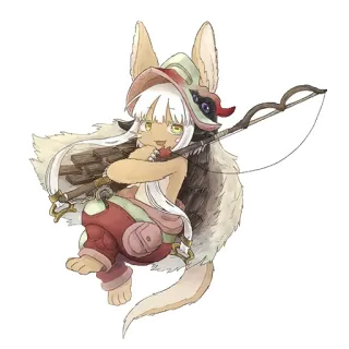 🎣 Nanachi Made in Abyss Anime, Mangá, Personagem, Nanachi, Made in Abyss telegram sticker