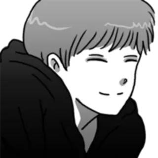🙂 Anime, Manga, Persona, Felpa con cappuccio, Sorriso telegram sticker