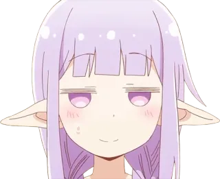 🙃 Anime, Manga, Elf, Lustig, Albern, Süß, Charakter, Cartoon whatsapp sticker