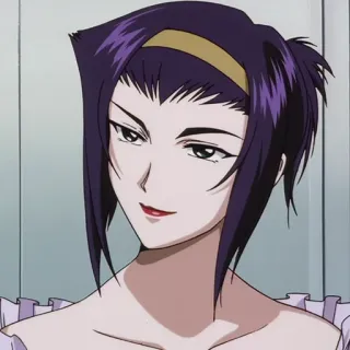 ❤️ Faye Valentine Cowboy Bebop anime, Faye Valentine, Cowboy Bebop, kartun, wanita telegram sticker