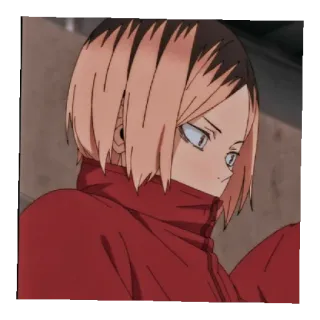 🍁 Kozume Kenma Haikyuu!! Anime, Haikyuu, Kenma, Kozume Kenma, Vôlei, Personagem whatsapp sticker