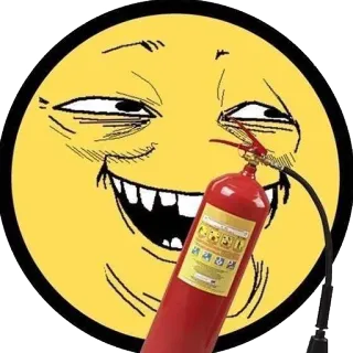 🌝 fire extinguisher, emoji, safety, fire safety whatsapp sticker