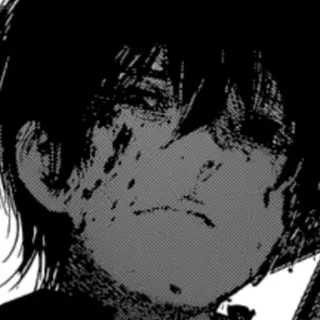 🖤 Anime, Manga, Sang, Gore, Violence, Personnage, Sombre telegram sticker