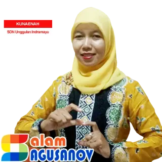 🙏 KUNAENAH
SON Unggulan Indramayu
Salam BAGUSANOV whatsapp sticker