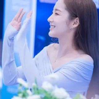 👋 wanita, aktris, potret, profil, korea telegram sticker