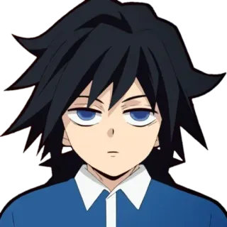 🙄 Giyu Tomioka Demon Slayer Anime, Manga, Ausdruckslos, Cool, Demon Slayer telegram sticker