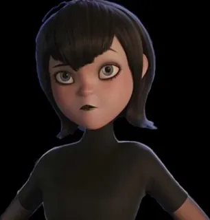 😕 Mavis Dracula Hotel Transylvania Mavis, Hôtel Transylvanie, dessin animé, vampire, animé, personnage telegram sticker