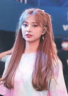🅰 kpop, twice, idol, tzuyu, piosenkarka, portret, kobieta, azjatycka telegram sticker