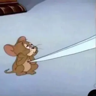 ➰ Jerry Mouse Tom and Jerry Dibujos animados, Ratón, Jerry, Divertido, Clásico telegram sticker