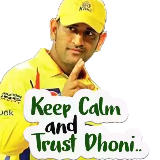 CSK whatsapp stickers