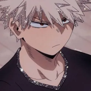 😍 Katsuki Bakugo My Hero Academia Anime, Manga, Berkilau, Fanart, Potret, Karakter Anime telegram sticker