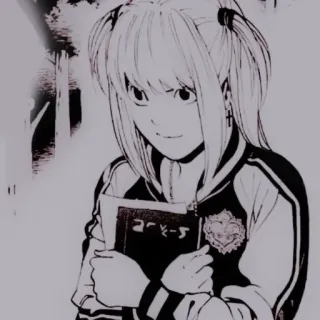🩺 Misa Amane Death Note Misa Amane, Death Note, Anime, Personaggio, Fanart telegram sticker