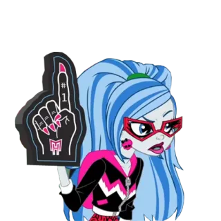 ☝ #1 モンスターハイ, ファン, 女の子, アニメ, モンスター telegram sticker