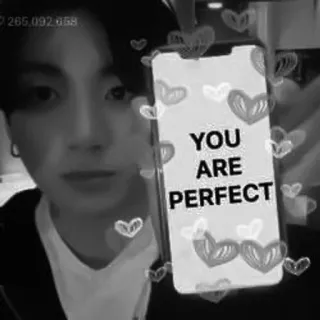 📎 YOU ARE PERFECT perfekt, herzen, ermutigung, affirmation, positiv telegram sticker