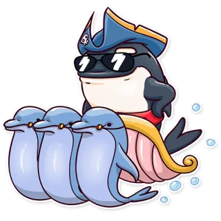 Orca88 the Pirate! whatsapp stickers