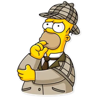 Homer Simpson telegram stickers