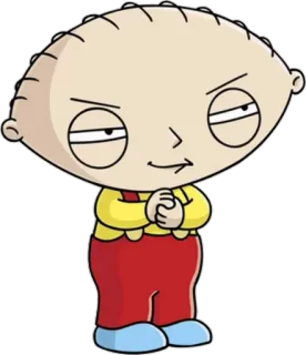 😏 Stewie Griffin Family Guy Stewie Griffin, Family Guy, Dessin animé, Bébé, Complot telegram sticker