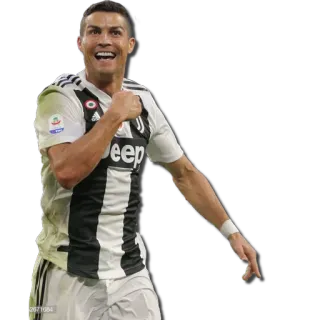 ☝️ Cristiano Ronaldo voetbal, speler, atleet, sport, voetbal telegram sticker