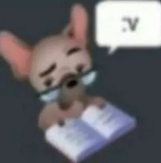 📖 dog :v whatsapp sticker