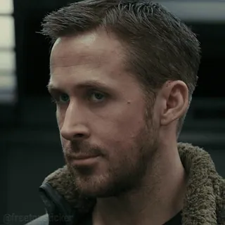 😐 ryan gosling, actor, celebrity, portrait, film, movie telegram sticker