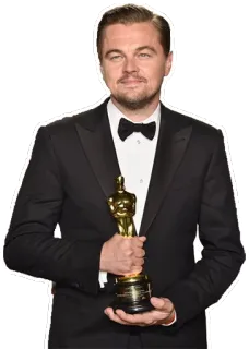 😊 Leonardo DiCaprio acteur, célébrité, récompense, oscar, leonardo dicaprio whatsapp sticker