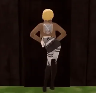 ๐ Attack on Titan anime, military, uniform, character, Attack on Titan, AOT telegram sticker