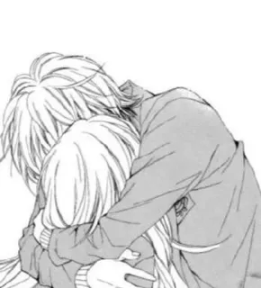 🌟 Ôm, Anime, Manga, Tình cảm, Cặp đôi, Lãng mạn telegram sticker