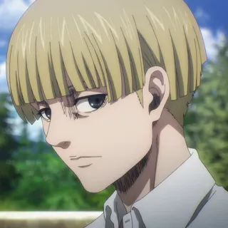 ⚔️ Yelena Attack on Titan Anime, Attack on Titan, Yelena, Personagem, Mangá, Desenho animado telegram sticker