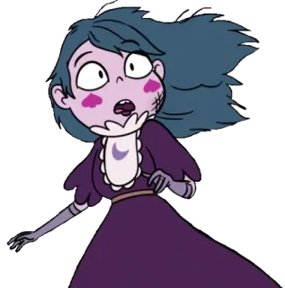 😰 Eclipsa Butterfly Star vs. the Forces of Evil cartoon, character, eclipsa butterfly, disney, star vs the forces of evil, magic, animated telegram sticker