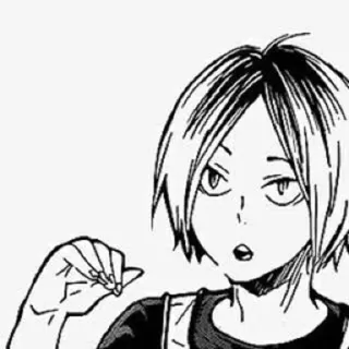 🐱 Kenma Kozume Haikyu!! Anime, Manga, Kenma, Haikyuu, Kozume telegram sticker