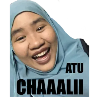 😂 ATU
CHAAALII 人物, 女人, 头巾, 搞笑, 表情包, 表情, 脸 telegram sticker