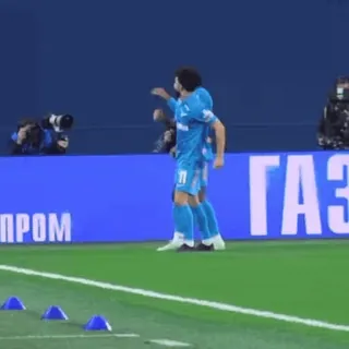 🕺 ГАЗПРОМ futebol, futebol, esporte, russo, Gazprom telegram sticker