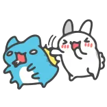 👊 Мультик, Кролик, Милый, Животное, Смешной telegram sticker