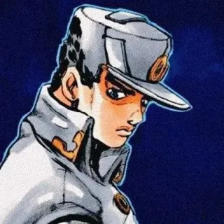 🧬 Jotaro Kujo JoJo's Bizarre Adventure Anime, Manga, Jotaro Kujo, JoJo's Bizarre Adventure, Personaje, Fanart whatsapp sticker
