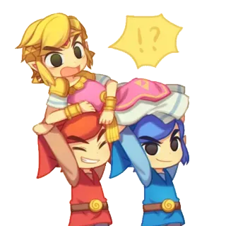 😣 Link The Legend of Zelda Link, Zelda, Jeu vidéo, Nintendo, Dessin animé, Personnages whatsapp sticker