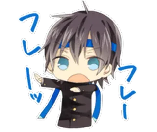 ✨ フレー Anime, Garçon, Manga, Mignon, Dessin animé whatsapp sticker