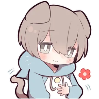 😌 アニメ, ちび, かわいい, キャラクター, 漫画, イラスト telegram sticker