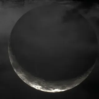 🌚 luna, notte, buio, lunare, celeste, spazio, astronomia telegram sticker