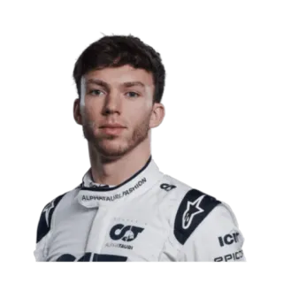 🇫🇷 Pierre Gasly Formula 1, F1, pebalap, AlphaTauri, balap telegram sticker