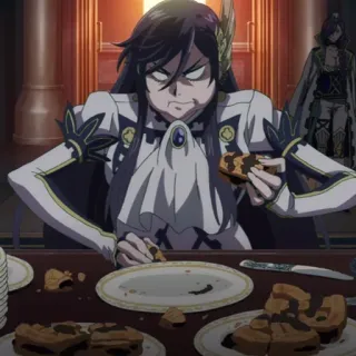 💈 anime, eating, table, food, expression telegram sticker