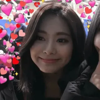 😊 woman, hearts, portrait, cute, smiling telegram sticker