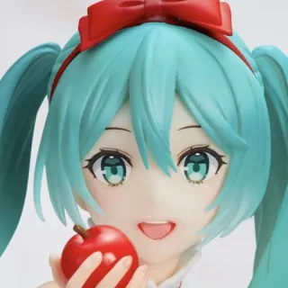 😀 Hatsune Miku Anime, Vocaloid, Miku, Idol digital, J-Pop, Figura whatsapp sticker