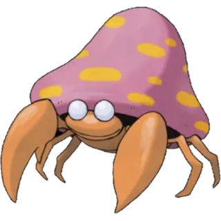 🔵 Paras Pokémon Paras, Pokémon, Insecte, Crabe, Champignon, Jeu vidéo telegram sticker